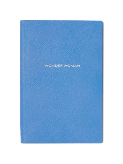 Smythson Chelsea Notebook In Blue