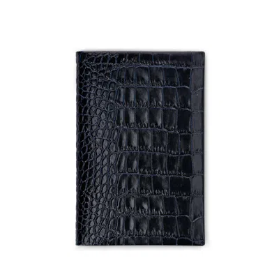 Smythson Chelsea Notebook In Mara In Blue