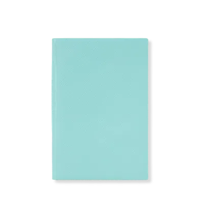 Smythson Chelsea Notebook In Panama In Blue