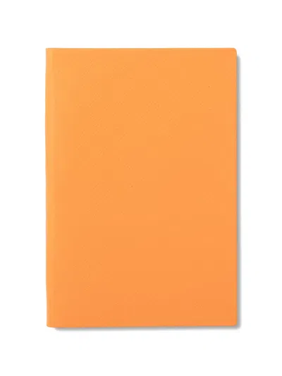 Smythson Chelsea Notebook In Orange