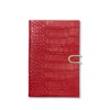 Smythson Chelsea Notebook With Slide In Mara In Red