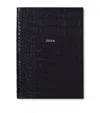 Smythson Croc-embossed Mara Leather A5 Soho Diary 2026 In Black