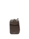 Smythson Crossbody Pouch In Ludlow In Brown