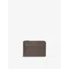 Smythson Dark Taupe Ludlow Flat Leather Travel Organiser