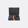 Smythson Poker Set In Panama In Black