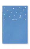 Smythson Dreams Chelsea Leather Notebook In Blue