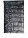 Smythson Embossed Leather Notebook In Black