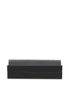 Smythson Embossed-logo Pen Organiser In Black