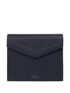 Smythson Envelope-flap Notebook In Blue