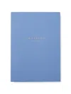 Smythson Evergreen Mid-size Notebook Refill In Blue
