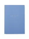 Smythson Evergreen Mid-size Notebook Refill In Blue