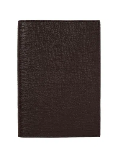 Smythson Evergreen Notebook In Brown