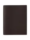 Smythson Evergreen Refillable Large Notebook In Brown