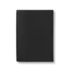 Smythson Evergreen Refillable Notebook In Ludlow In Black