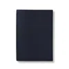 Smythson Evergreen Refillable Notebook In Ludlow In Navy