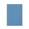 Smythson Evergreen Refillable Notebook In Ludlow In Nile Blue