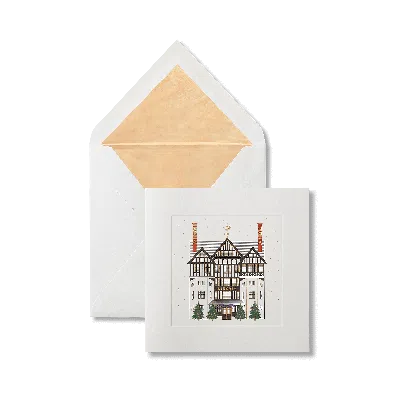 Smythson Festive Store Front Christmas Card Set