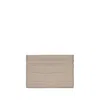 Smythson Flat Card Holder In Mara In Sandstone