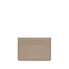 Smythson Flat Card Holder In Panama In Sandstone