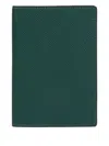 Smythson Fold-over Passport Cover In Green