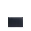 Smythson Folded Card Case With Snap Closure In Ludlow In Navy
