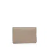 Smythson Folded Card Case With Snap Closure In Panama In Sandstone