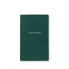 Smythson Golf Notes Panama Notebook In Forest