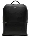 Smythson Grained-calf Leather Backpack In Black
