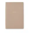 Smythson Grained Calf Leather Chelsea Diary In Sand