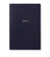 Smythson Grained Lambskin Chelsea Diary In Blue