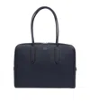 Smythson Lytton Shoulder Bag In Ludlow In Navy