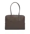 Smythson Lytton Shoulder Bag In Ludlow In Nude