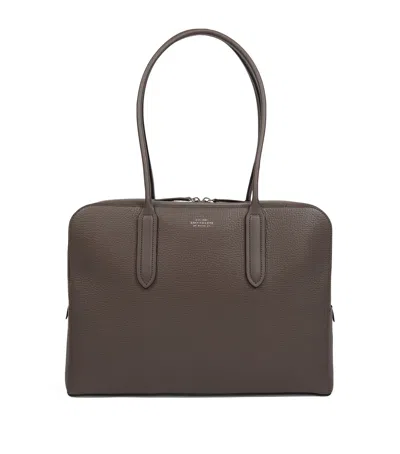 SMYTHSON GRAINED LYTTON SHOULDER BAG
