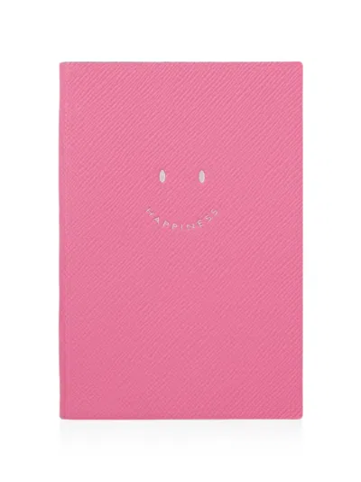 Smythson Happiness Chelsea Notizbuch In Pink