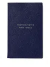 Smythson Inspiration And Ideas Panama Notebook In Blue