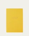 Smythson Inspirations And Ideas Panama Notebook In Lemon