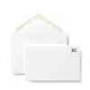 Smythson K Alphabet Correspondence Cards In White