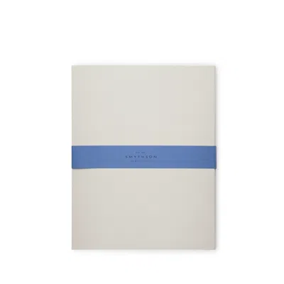 Smythson Kings Writing Paper In White Laid