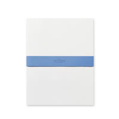 Smythson Kings Writing Paper In White Matt