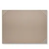 Smythson Large Desk Mat In Panama In Sandstone