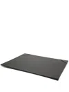 Smythson Large Leather Desk Mat In Black