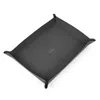 Smythson Large Rectangular Trinket Tray In Panama In Storm Grey