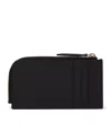 Smythson Leather 4-card Coin Purse In Black