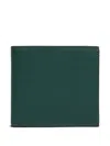 Smythson Leather Cardholder In Green