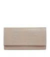 Smythson Marshall Travel Wallet In Mara In Beige