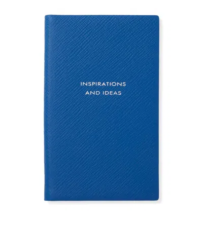 Smythson Leather Inspirations And Ideas Panama Pocket Notebook