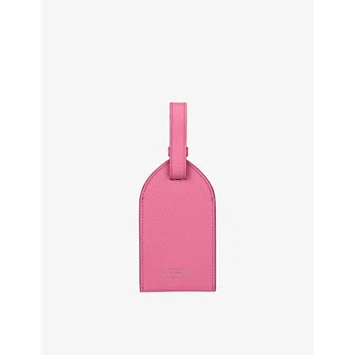 Smythson Leather Luggage Tag