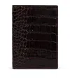 Smythson Leather Mara Passport Cover In Brown