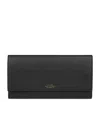Smythson Marshall Travel Wallet In Panama In Black