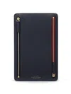 Smythson Leather Multi-zip Case In Black